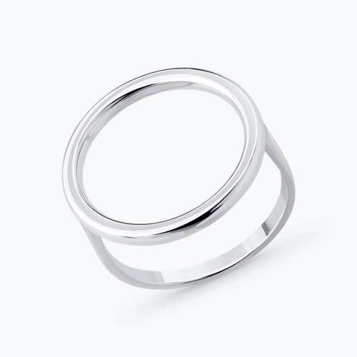 Кольцо из серебра - видео на модели