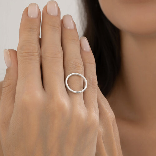 Кольцо из серебра из серебро — вид 4