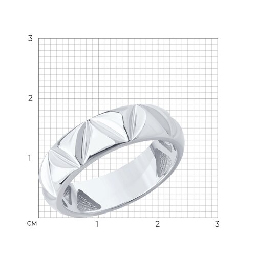 Кольцо из серебра из серебро — вид 5