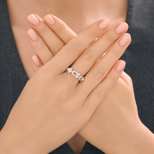 Кольцо из серебра из серебро — вид 4