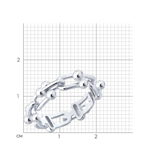 Кольцо из серебра из серебро — вид 6