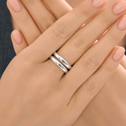 Кольцо из серебра из серебро — вид 4