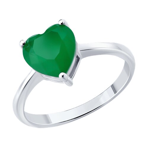 Кольцо из серебра с фианитом - видео на модели