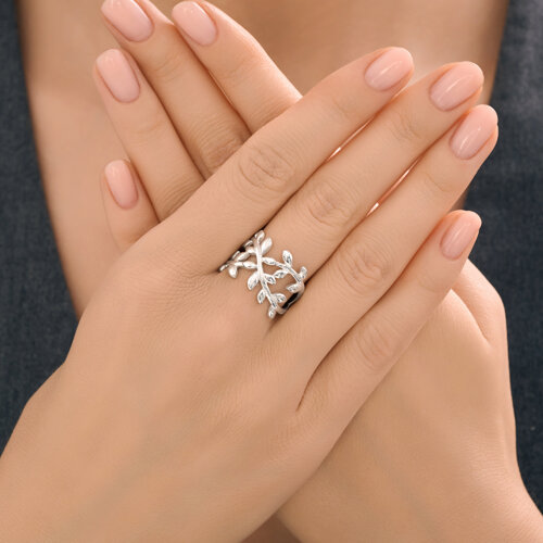 Кольцо из серебра из серебро — вид 4