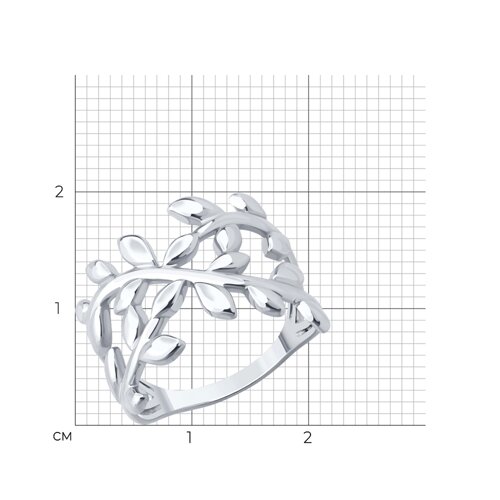 Кольцо из серебра из серебро — вид 6