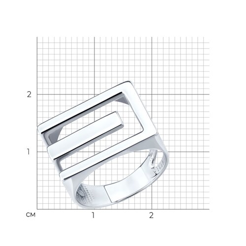 Кольцо из серебра из серебро — вид 5