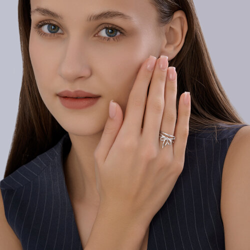 Кольцо из серебра из серебро — вид 5