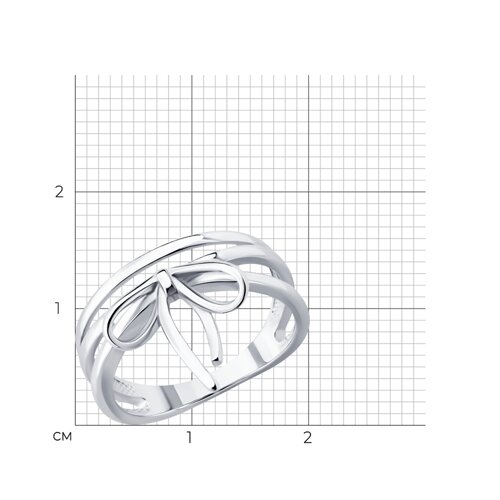 Кольцо из серебра из серебро — вид 6