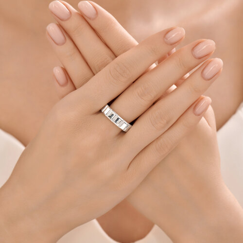 Кольцо из серебра из серебро — вид 4