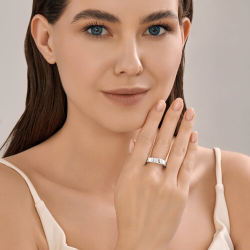 Кольцо из серебра из серебро — вид 5