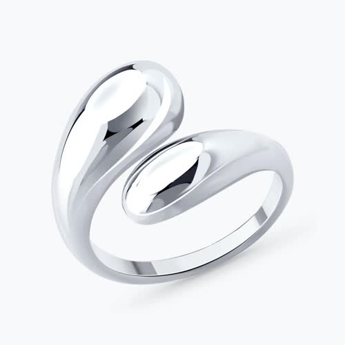 Кольцо из серебра - видео на модели