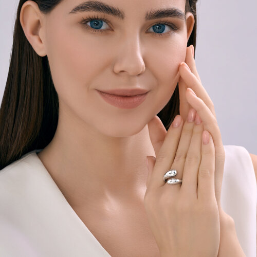 Кольцо из серебра из серебро — вид 4