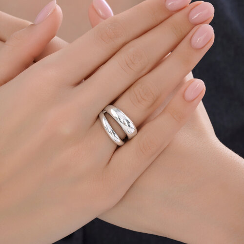 Кольцо из серебра из серебро — вид 3