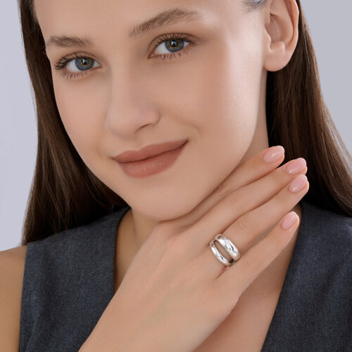 Кольцо из серебра из серебро — вид 4