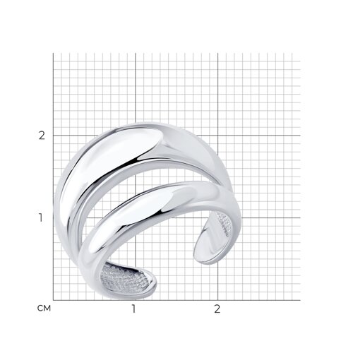 Кольцо из серебра из серебро — вид 5