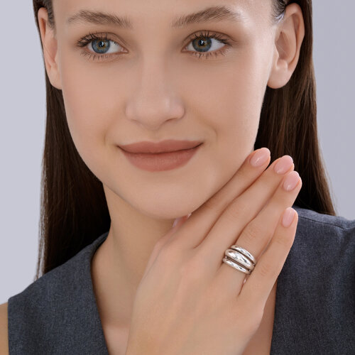 Кольцо из серебра из серебро — вид 4