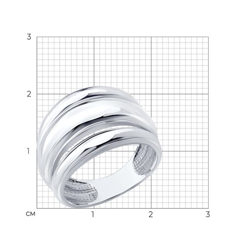 Кольцо из серебра из серебро — вид 5