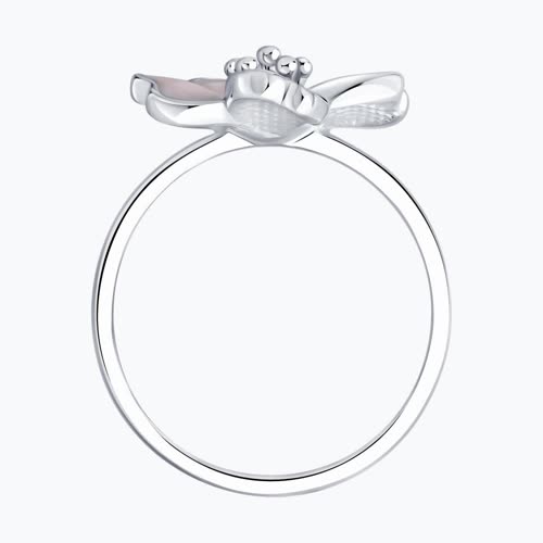 Кольцо из серебра с эмалью из серебро — вид 2