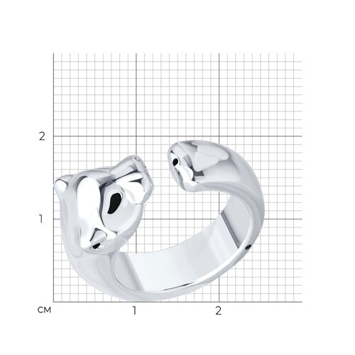 Кольцо из серебра с эмалью из серебро — вид 6