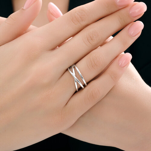 Кольцо из серебра из серебро — вид 4