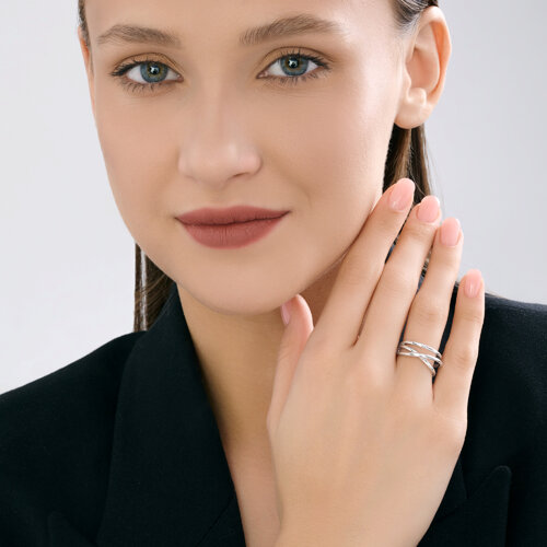 Кольцо из серебра из серебро — вид 5