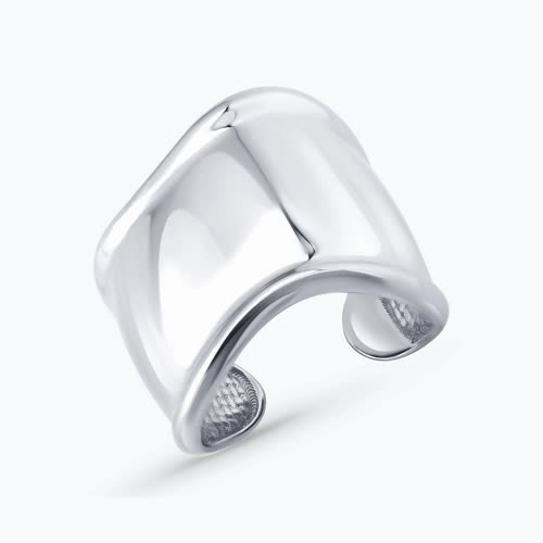 Кольцо из серебра - видео на модели