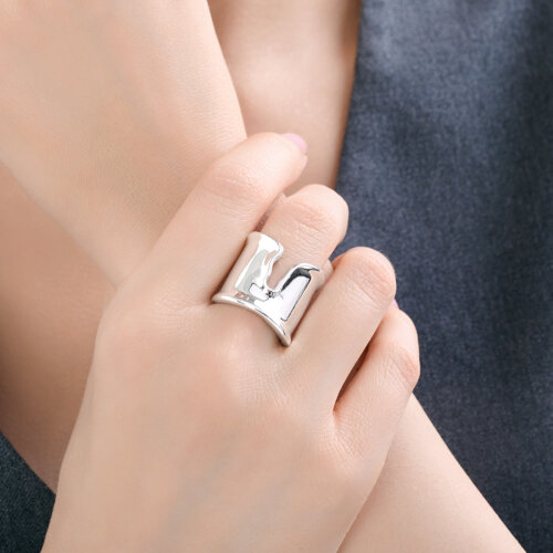 Кольцо из серебра из серебро — вид 4