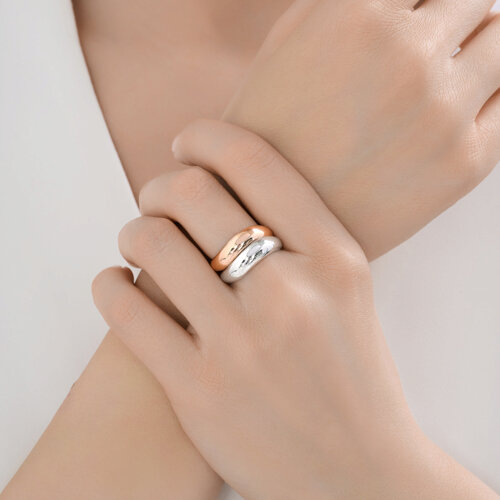 Кольцо из золочёного серебра из серебро — вид 3