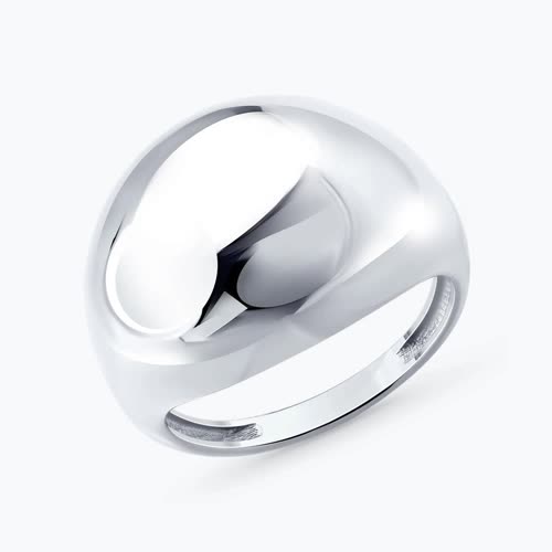 Кольцо из серебра - видео на модели