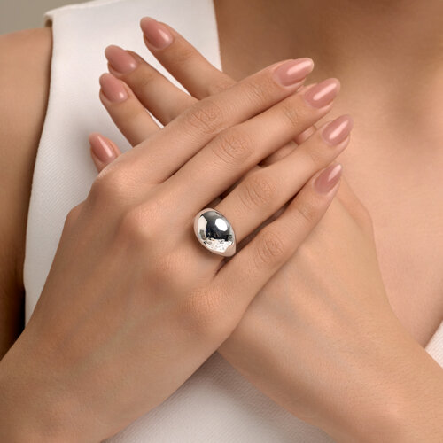 Кольцо из серебра из серебро — вид 3