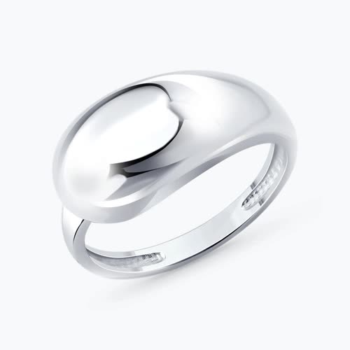 Кольцо из серебра - видео на модели