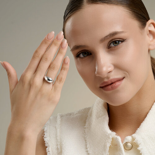 Кольцо из серебра из серебро — вид 4