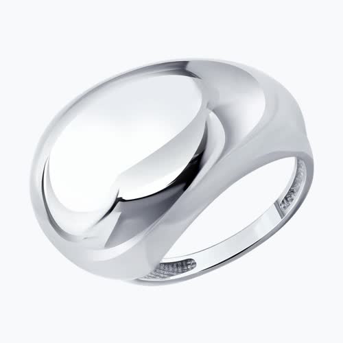 Кольцо из серебра - видео на модели