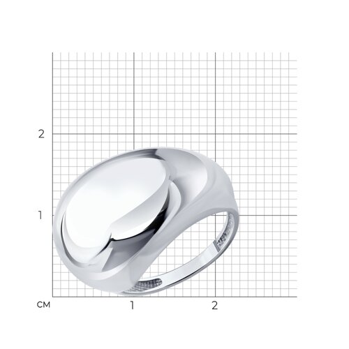 Кольцо из серебра из серебро — вид 5