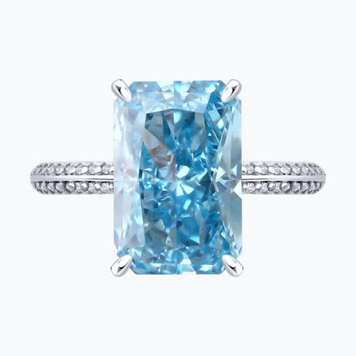 Кольцо из серебра с фианитами из серебро — вид 2