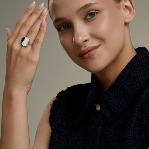 Кольцо из серебра из серебро — вид 5