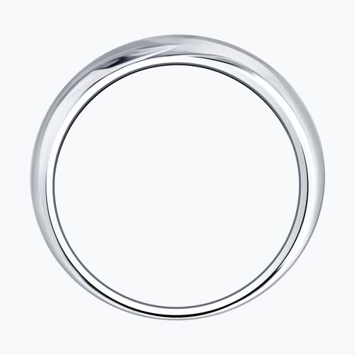 Кольцо из серебра из родированное серебро — вид 4