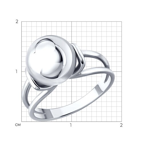 Кольцо из серебра из серебро — вид 4