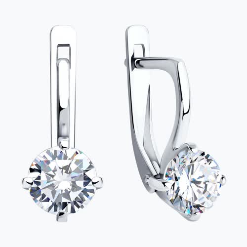 серьги из серебро — вид 2