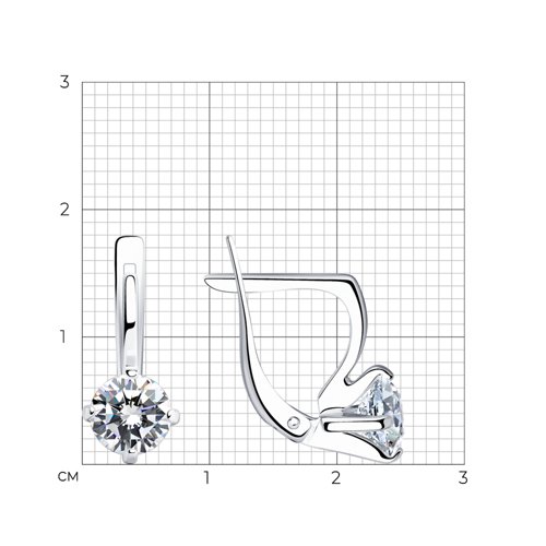 серьги из серебро — вид 5