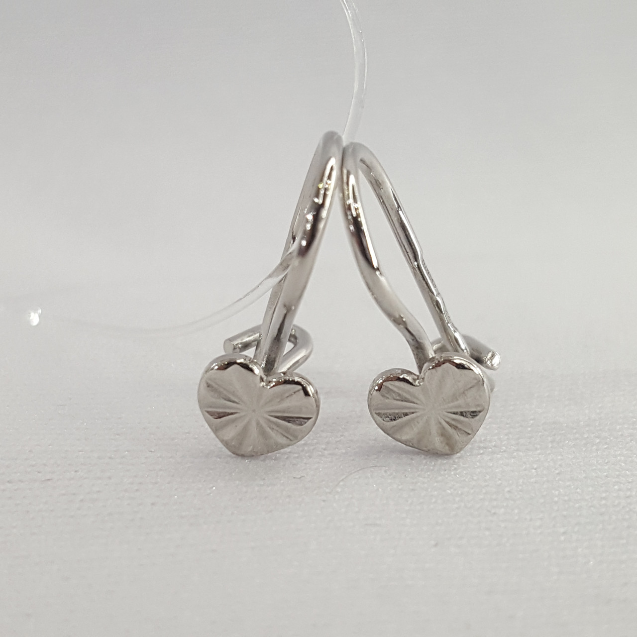 серьги из серебро