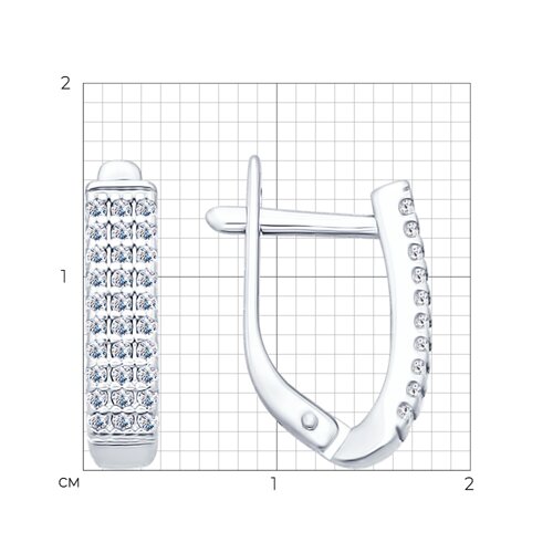 серьги из серебро — вид 4