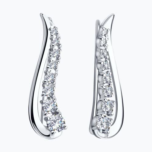 серьги из серебро — вид 2