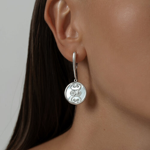 серьги из серебро — вид 2