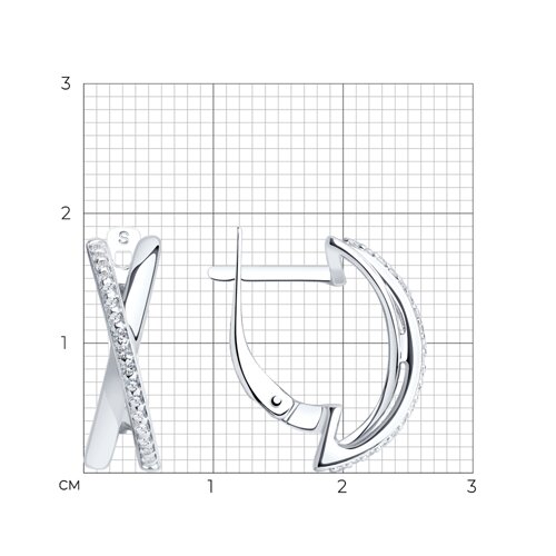 серьги из серебро — вид 4