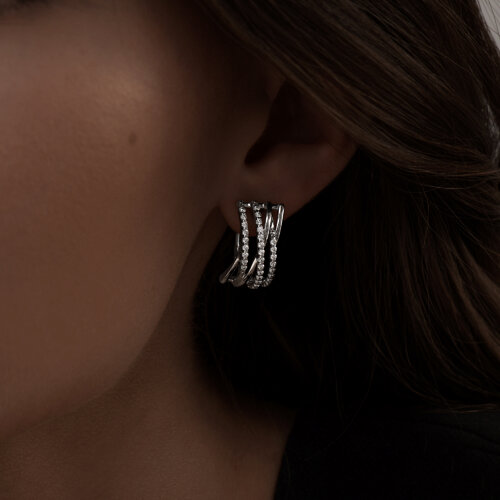 серьги из серебро — вид 3