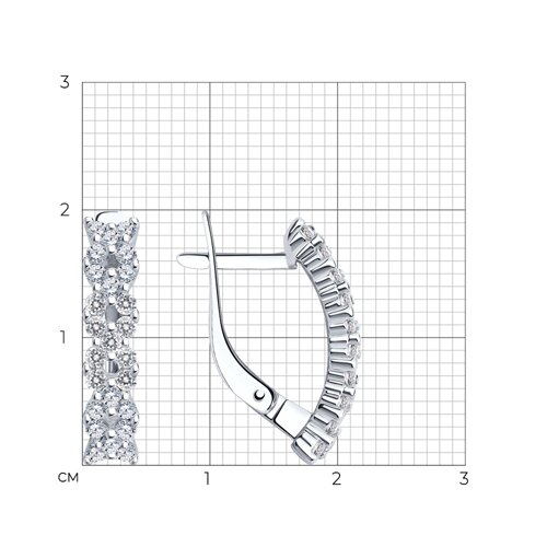 серьги из серебро — вид 3