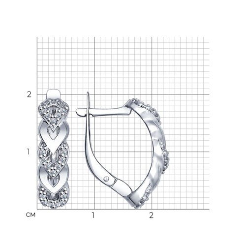 серьги из серебро — вид 4