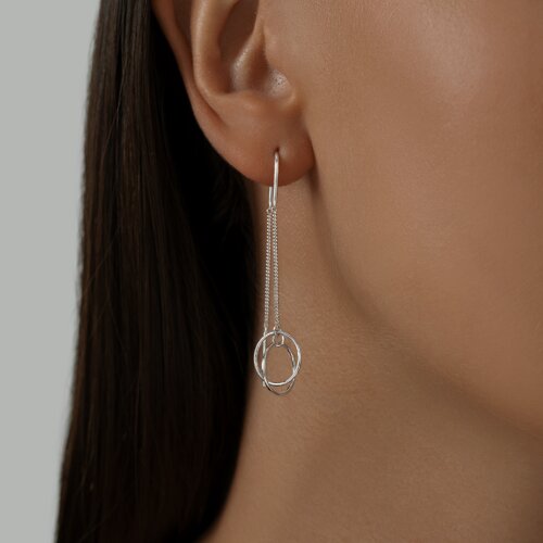 Серьги из серебра из серебро — вид 2