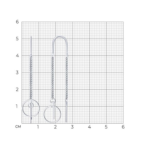 Серьги из серебра из серебро — вид 4